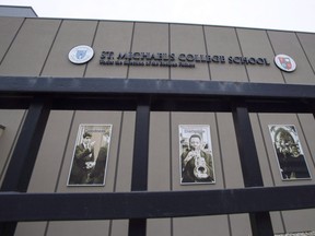 St. Michael's College School is shown in Toronto on November 15, 2018. (Frank Gunn/The Canadian Press)