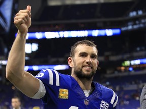 Andrew Luck and the Indianapolis Colts are two-point favourites against the Titans. (GETTY IMAGES)