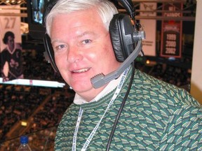 Leafs announcer Joe Bowen. Night Scrawler.n/a