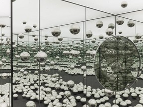 The Art Gallery of Ontario is stepping up efforts to raise cash for an Infinity Mirror Room in the final week of a fundraising campaign."Let's Survive Forever", by Yayoi Kusama is seen in an undated handout photo. THE CANADIAN PRESS/HO-Art Gallery of Ontario, Maris Hutchinson