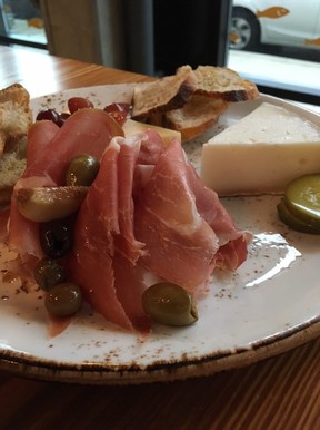 The charcuterie and cheese plate at Minnow. (Kevin Hann)
