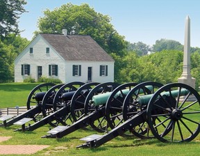 Dunker Church and Cannons at Antietam. (Supplied)
