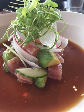 Loch restaurant in Baltimore is locally renowned for its tuna poke dish. (Kevin Hann)