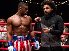 Michael B. Jordan and Steven Caple Jr. on the set of Creed II. (MGM/Warner Bros.)