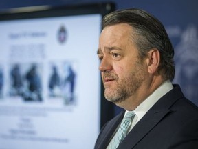 Brad Ross during a press conference at Toronto police headquarters in Toronto on February 27, 2017. (Ernest Doroszuk/Toronto Sun)