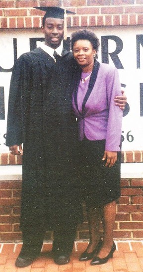 Little murdered Nancy Stevens, seen here at her son’s university graduation, in 2005.