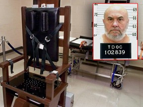 Edmund Zagorski was put to death by the electrocution on Thursday, Nov. 1, 2018. (Tennessee Department of Corrections via AP, File/AP Photo/Mark Humphrey, File)