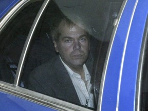 John Hinckley Jr. arrives at U.S. District Court in Washington Nov. 18, 2003. (Evan Vucci/Associated Press files)