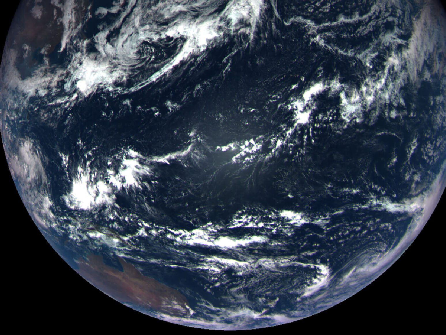 Первые снимки земли из космоса