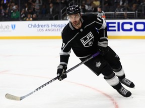 Ilya Kovalchuk of the Los Angeles Kings was back in a top-six role against the Wild, but went pointless. His most productive streak was the four games in which he skated on the third line. (Photo by Sean M. Haffey/Getty Images)