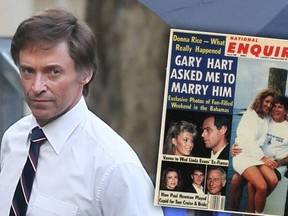 Hugh Jackman stars as former presidential candidate Gary Hart in The Front Runner.