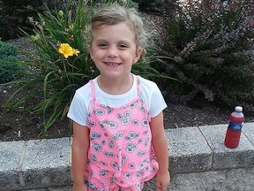 Samaria Motyka, 4, died in a broiling car in July 2016.