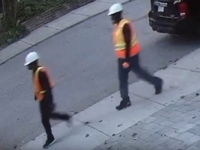 Two men disguised as construction workers are sought for a home invasion that occurred near Yonge St. and Eglinton Ave. on Sept. 27, 2018. (Chris Doucette/Toronto Sun/Postmedia Network)