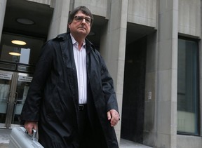 Forensic psychiatrist Dr. Ian Swayze speaks to media after Rohinie Bisesar pleads not guilty in fatal stabbing of Rosemarie Junor on Friday November 2, 2018. (Dave Abel/Toronto Sun/Postmedia Network)