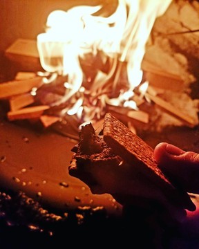 What’s better than s’mores by the campfire? Nothing, that’s what. The Woods Parka Lodge features an outdoor lounge complete with a fire pit and Muskoka chairs. (IAN SHANTZ PHOTO)