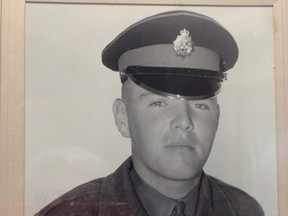 Guardsman C.J. Pierce in this 1961 photo.
