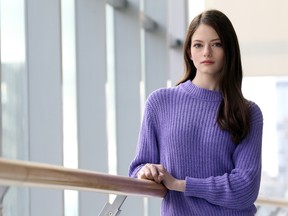 Mackenzie Foy is pictured at the National Ballet School of Canada during a promotional stop in Toronto for Disney's "The Nutcracker And The Four Realms." (Dave Abel/ Postmedia Network)