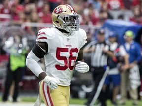 The Redskins claimed Reuben Foster off waivers on Tuesday, Nov. 27, 2018, after the 49ers released the linebacker following a domestic violence arrest.