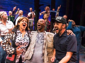 Mirvish Productions is giving theatregoers an extra nine weeks to catch the Tony-winning Canadian musical "Come From Away" in Toronto near year. The cast of "Come From Away," are shown in a 2016 handout photo.