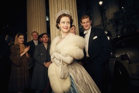 Claire Foy and Matt Smith in a scene from The Crown. (Robert Viglasky/Netflix)