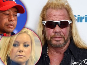 Dog The Bounty Hunter reportedly rescued former Tiger Woods mistress Jamie Jungers from a Las Vegas sex den.