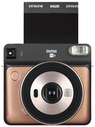 Instax SQ6 camera by Fujifilm, $159.99. Nifty camera offers up instant photos in a 1:1 square format. Perfect for those who want to get creative instantly. Best Buy, Indigo, Amazon