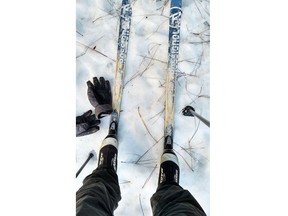 Skinny skis, boots with toe fasteners, gloves and poles are all you need to cross-country ski in Yosemite National Park in California's Sierra Nevada Mountains. (Photo by Walter Nicklin for The Washington Post)