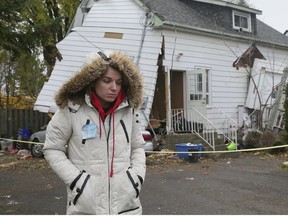 Johnna Yurkovich, is one of the tenants that lived on the main floor in the house that exploded in Whitby on Wednesday November 7, 2018. Veronica Henri/Toronto Sun/Postmedia Network