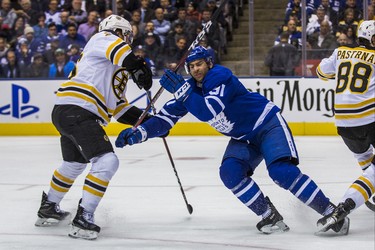 Toronto Maple Leafs John Tavares during 3rd period action against Boston Bruins at the Scotiabank Arena in Toronto on Monday November 26, 2018. Ernest Doroszuk/Toronto Sun/Postmedia