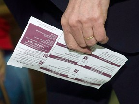 A voter ID card is seen in a file photo.