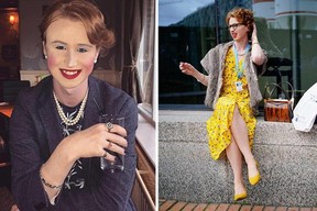 Teen Tory Tim Hume is inspired by former British PM Margaret Thatcher’s sartorial choices. (FACEBOOK)