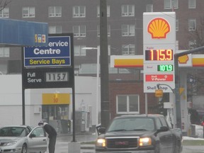 A Shell station in Brantford.