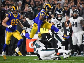 With a game the Rams should easily win over the awful Cardinals, running back Todd Gurley could be rested some. Backup back John Kelly could see a bump in playing time.  Getty Images