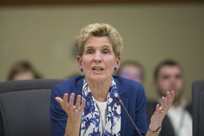 Former Ontario premier Kathleen Wynne defends her decisions as premier at Queen’s Park, in Toronto, Ont. on Monday December 3, 2018. Stan Behal/Toronto Sun