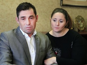 Driver Joaquin Gomes Dos Penedos -- pictured with his wife, Paula Maria --  was acquitted of dangerous driving causing bodily harm. (Stan Behal, Toronto Sun)