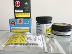 A selection of marijuana ordered from the Ontario Cannabis Store.