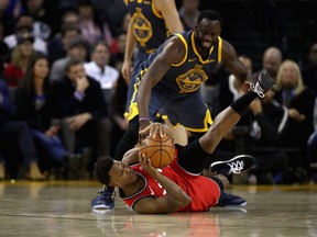 Toronto Raptors' Kyle Lowry will miss his second straight game on Friday with a back injury. (GETTY IMAGES)