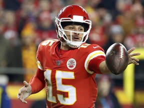 Kansas City Chiefs quarterback Patrick Mahomes was by far the top fantasy player of the season. (AP PHOTO)