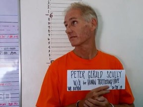 Peter Scully, 55, is serving a life sentence in an Australian prison after being found guilty of one count of human trafficking and five counts of rape in June 2018.