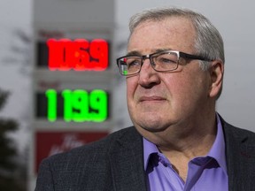 Dan McTeague, Senior Petroleum Analyst, GasBuddy, at a gas station in Mississauga, Ont. on Friday December 14, 2018. (Ernest Doroszuk/Toronto Sun)
