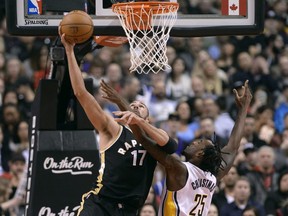 The closest that the Raptors have been to Christmas in recent years was when they played against Rakeem Christmas, then of the Indiana Pacers, in 2017. (NATHAN DENETTE/The Canadian Press files)