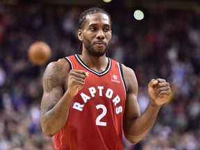Kawhi Leonard and the Toronto Raptors take on the Cleveland Cavaliers Friday night. (THE CANADIAN PRESS)