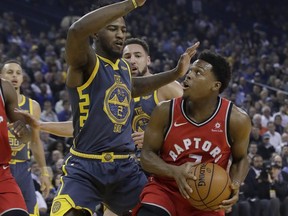 In all probability, Raps guard Kyle Lowry will sit out both games this weekend, meaning tonight’s home tilt with Cleveland and Saturday’s game in Lowry’s hometown of Philadelphia. (Getty Images)