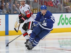 Darren Haydar blazed the trail for smaller but skilled players such as Mitch Marner of the Maple Leafs. GETTY IMAGES