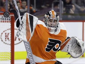 Philadelphia Flyers goaltender Carter Hart.  (MATT SLOCUM/AP files