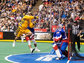 The Georgia Swarm defeated the Toronto Rock 12-11 at Scotiabank Arena on Friday. Ryan McCullough/National Lacrosse League