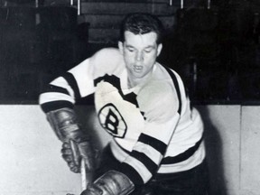 Don Cherry's NHL playing career with the Bruins consisted of one playoff game against the Habs in 1955. (Postmedia files)