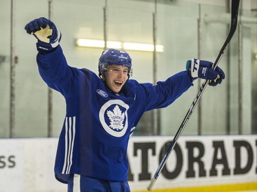 Toronto Maple Leafs Mitchell Marner during a practice at the MasterCard Centre in Toronto, Ont. in Toronto on Wednesday December 19, 2018. Ernest Doroszuk/Toronto Sun/Postmedia