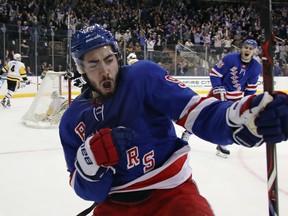 The Leafs take on Mika Zibanejad and the New York Rangers Saturday night at Scotiabank Arena. (Getty Images)