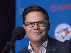 Toronto Blue Jays GM Ross Atkins priority is to add pitching depth this off-season. THE CANADIAN PRESS/Chris Young ORG XMIT: CPT402